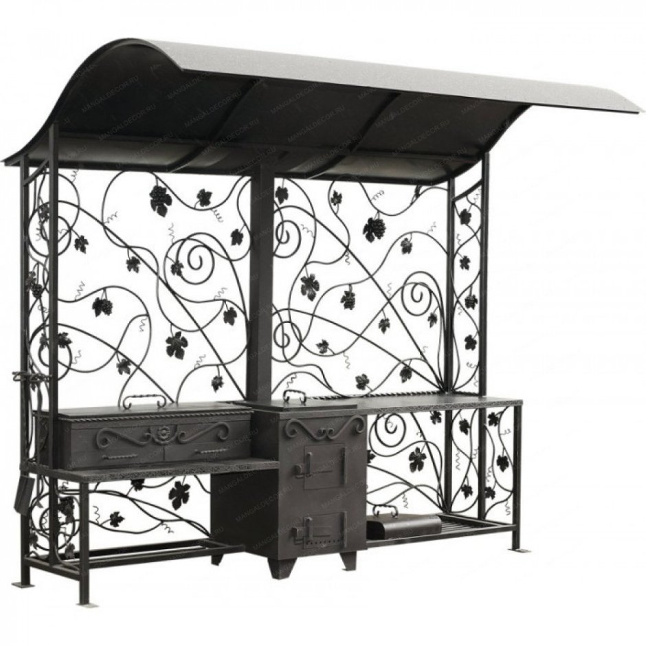 Мангал Grillux Garden, 95,3х32,4х83 см