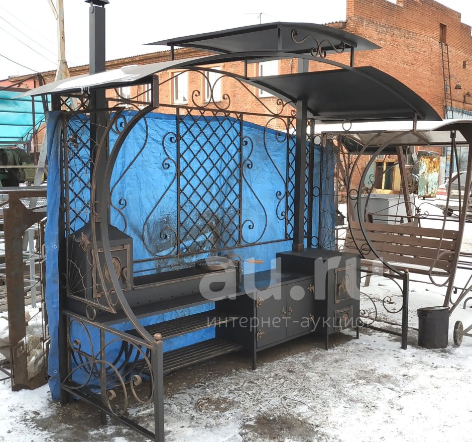 Кованые мангальные комплексы