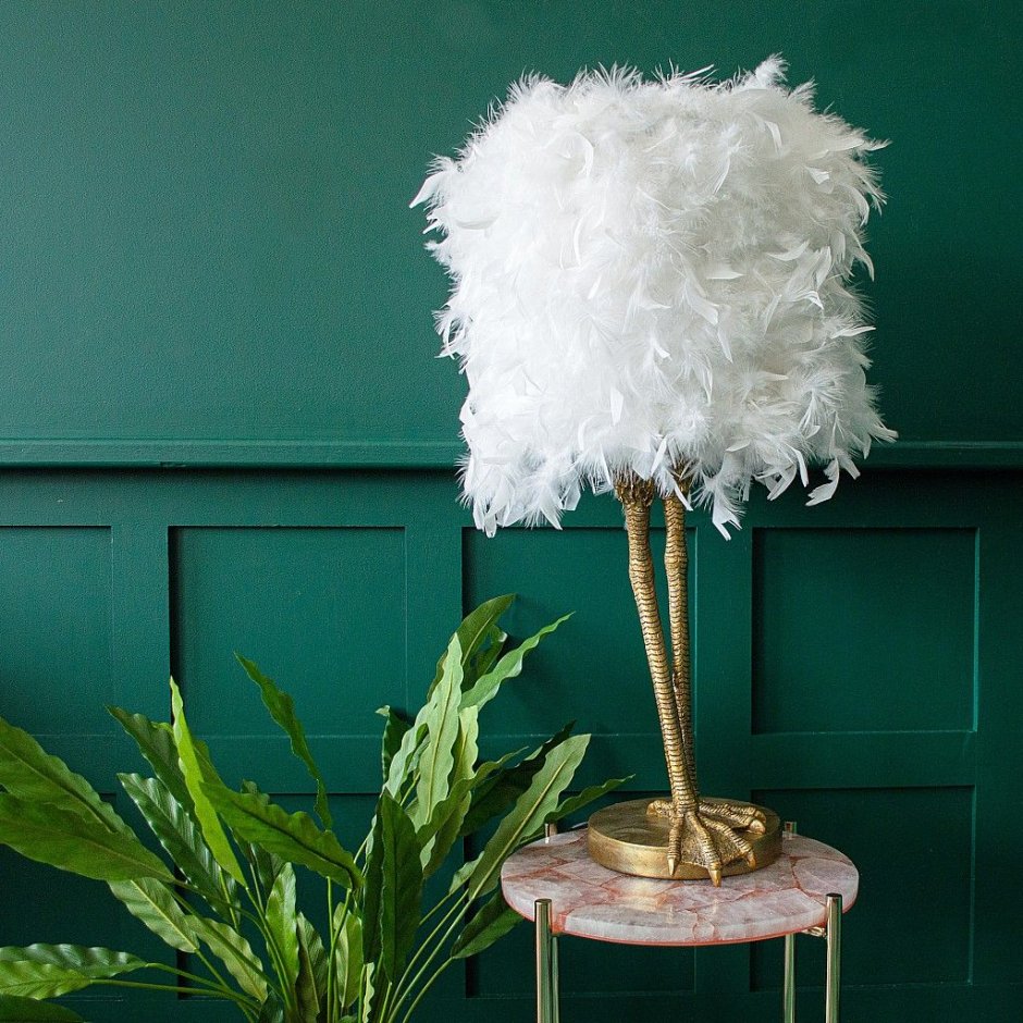 Feather Lamp