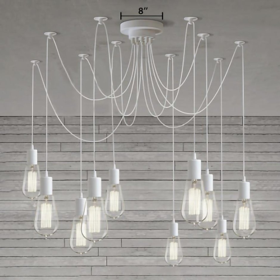Подвесная люстра Loft it Spider loft1162w/16