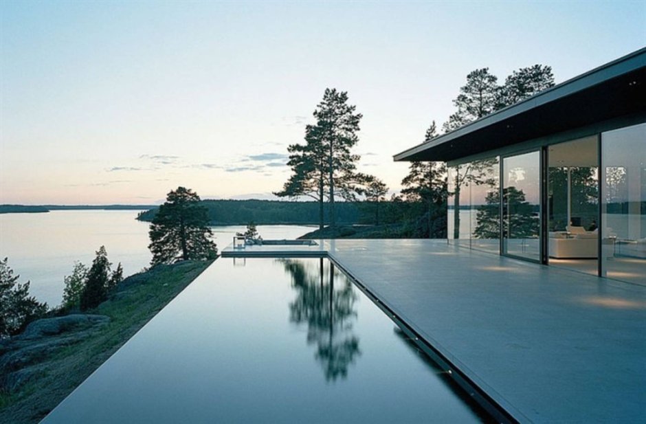 Modern Lake House Robert Nilsson