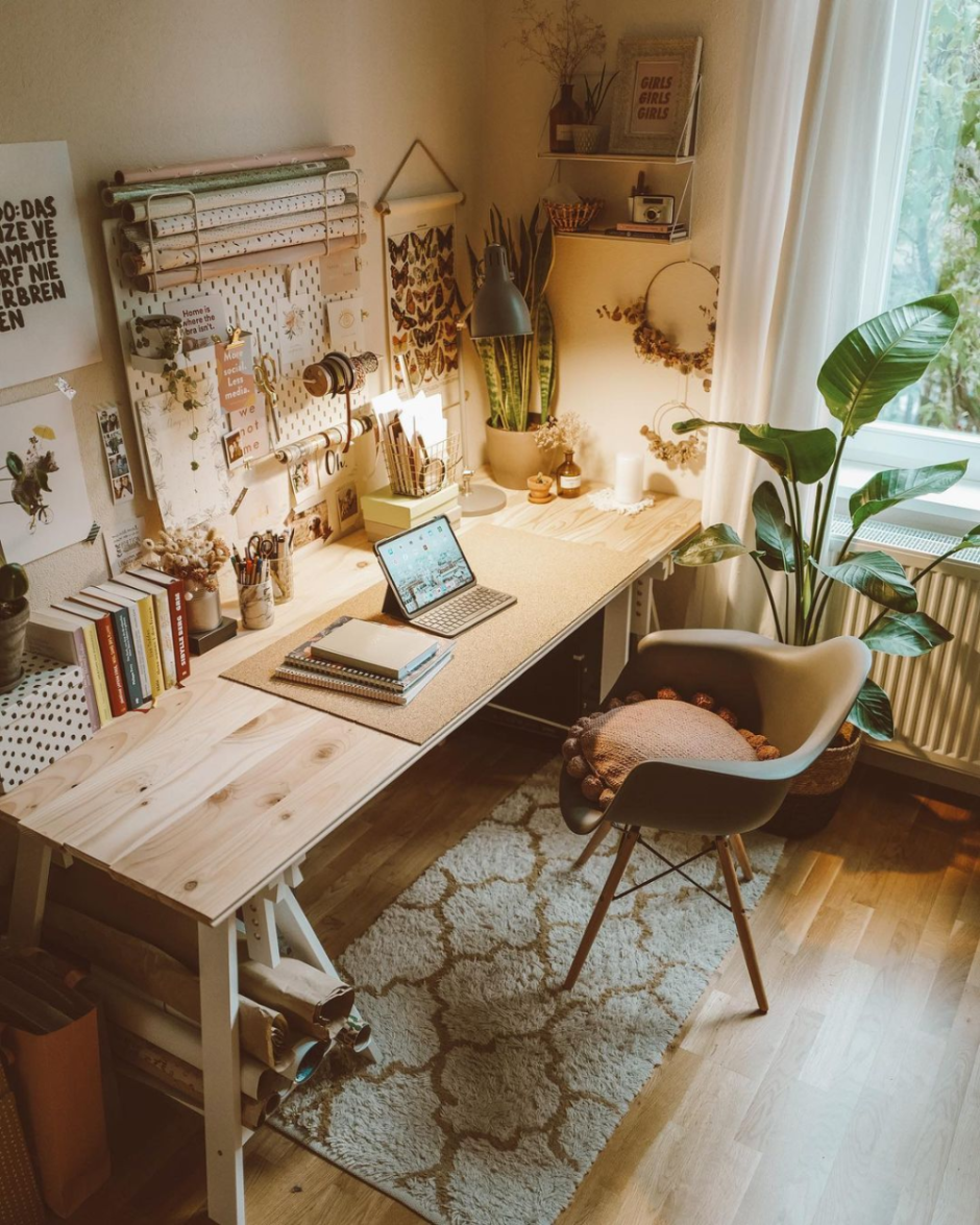 Cosy workplace
