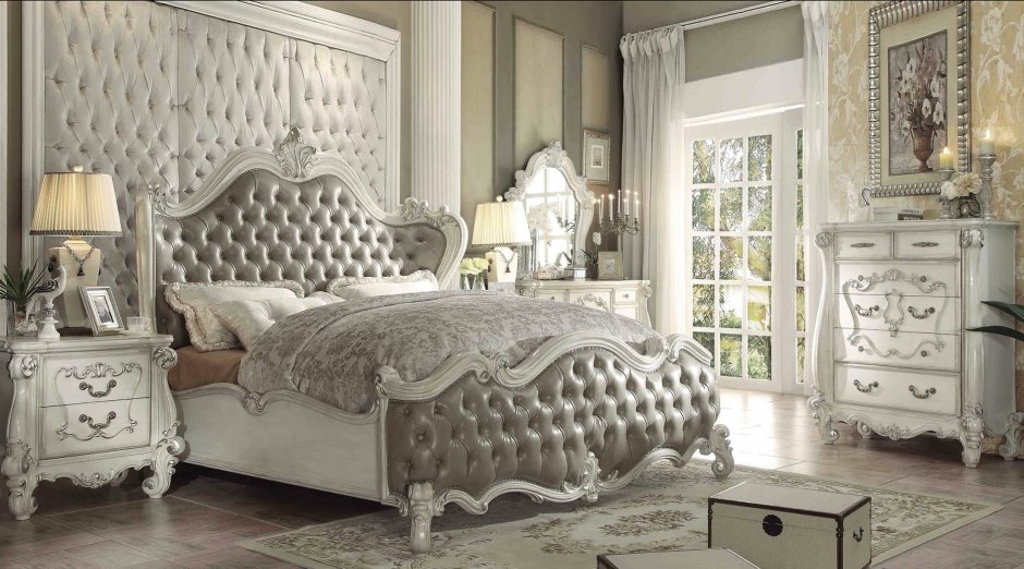 Спальни White Queen Bedroom Versailles 201130q
