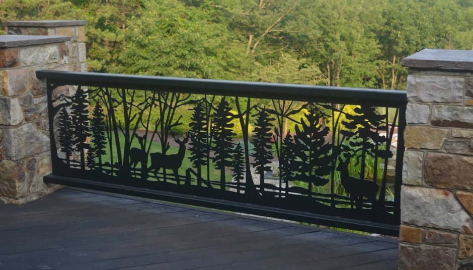 Round Fence head Railing