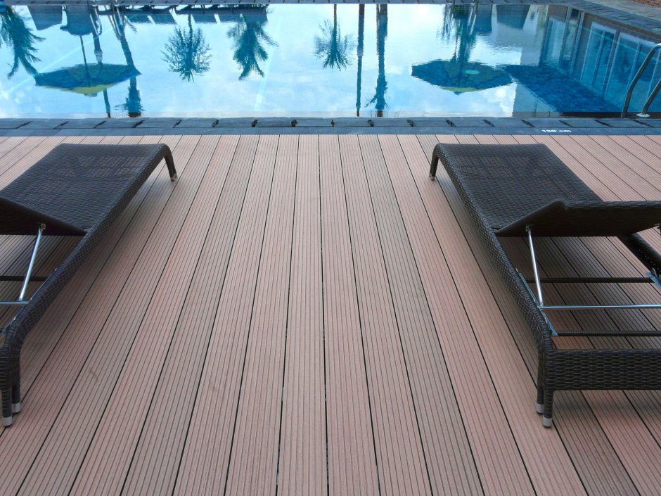 Террасная доска ДПК Outdoor 3d 150*25*3000 мм. California/вельвет серая