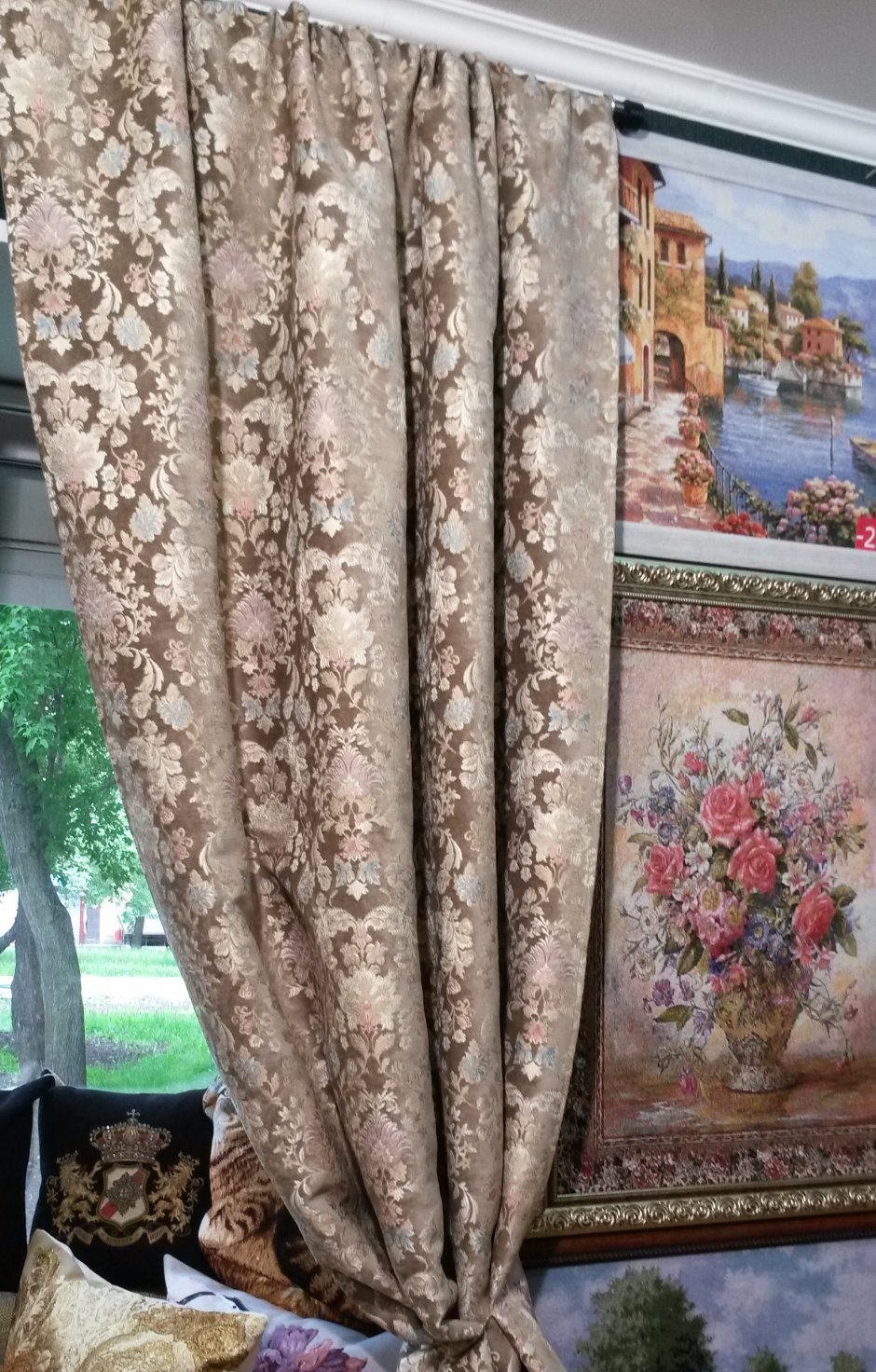 Шторы из гобелена