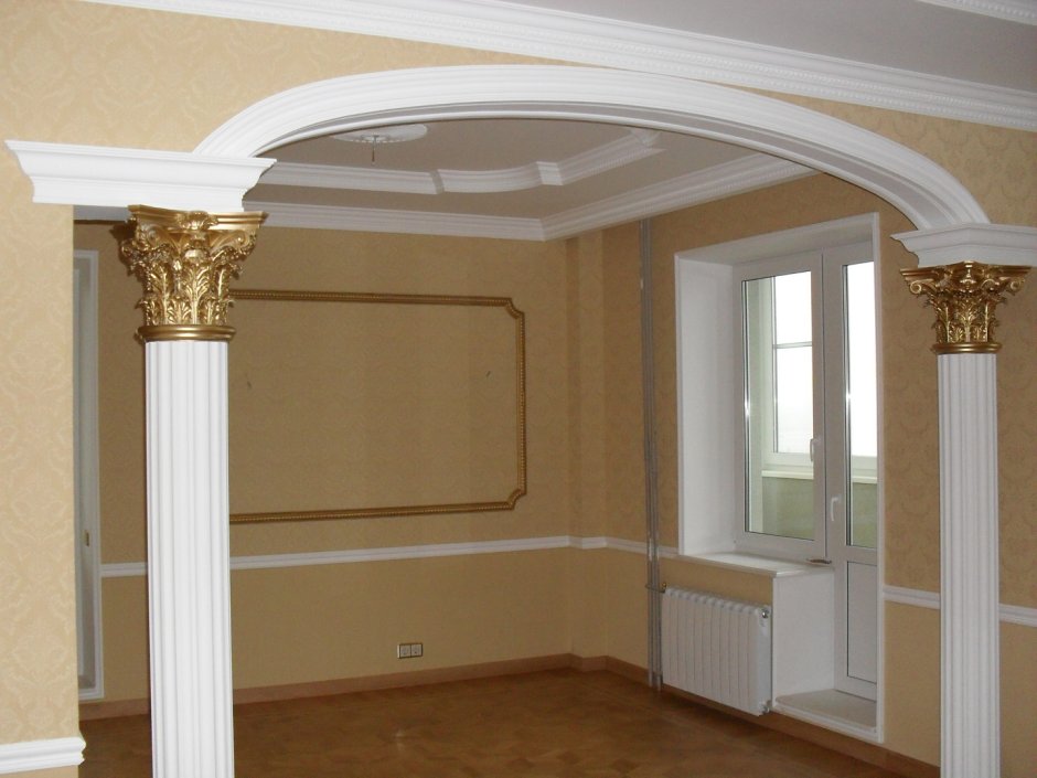Межкомнатные арки с колоннами