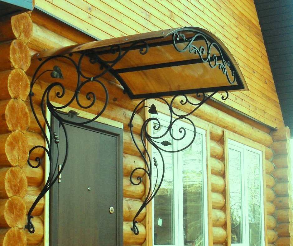 Кованые изделия козырьки