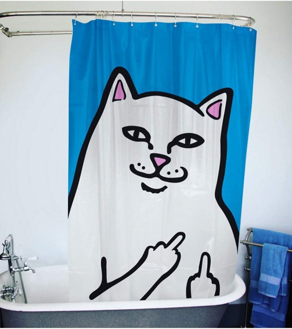 Шторка для душа RIPNDIP Lord Nermal
