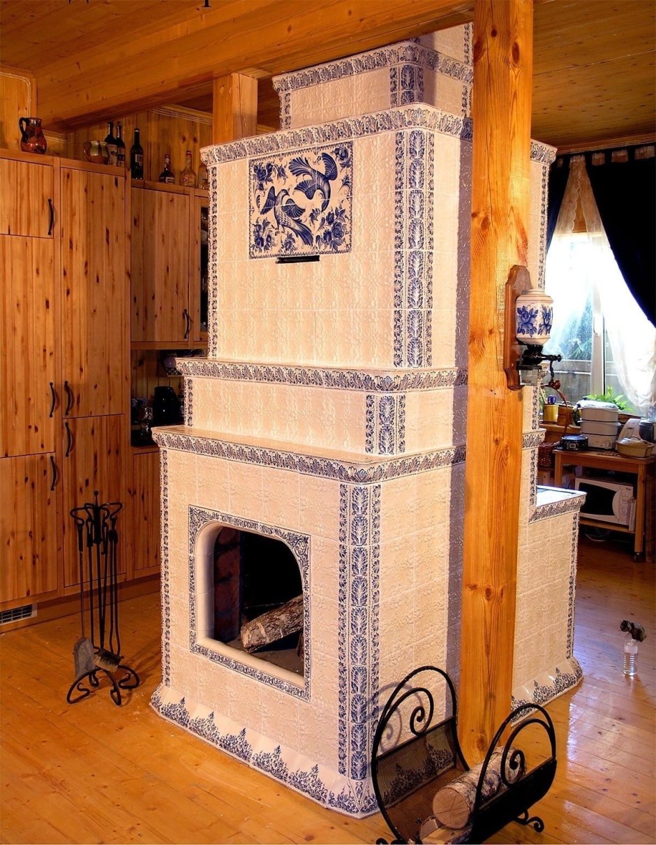 Деревенская печь голландка