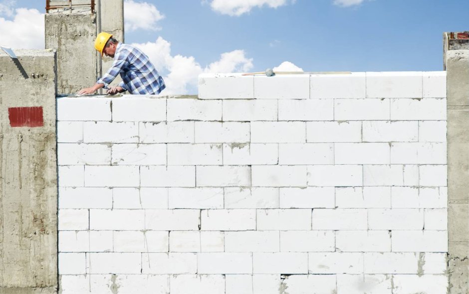 Стены из газобетонных блоков
