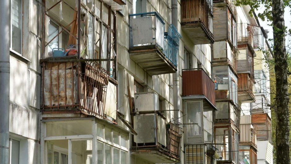 Балкон в пятиэтажке