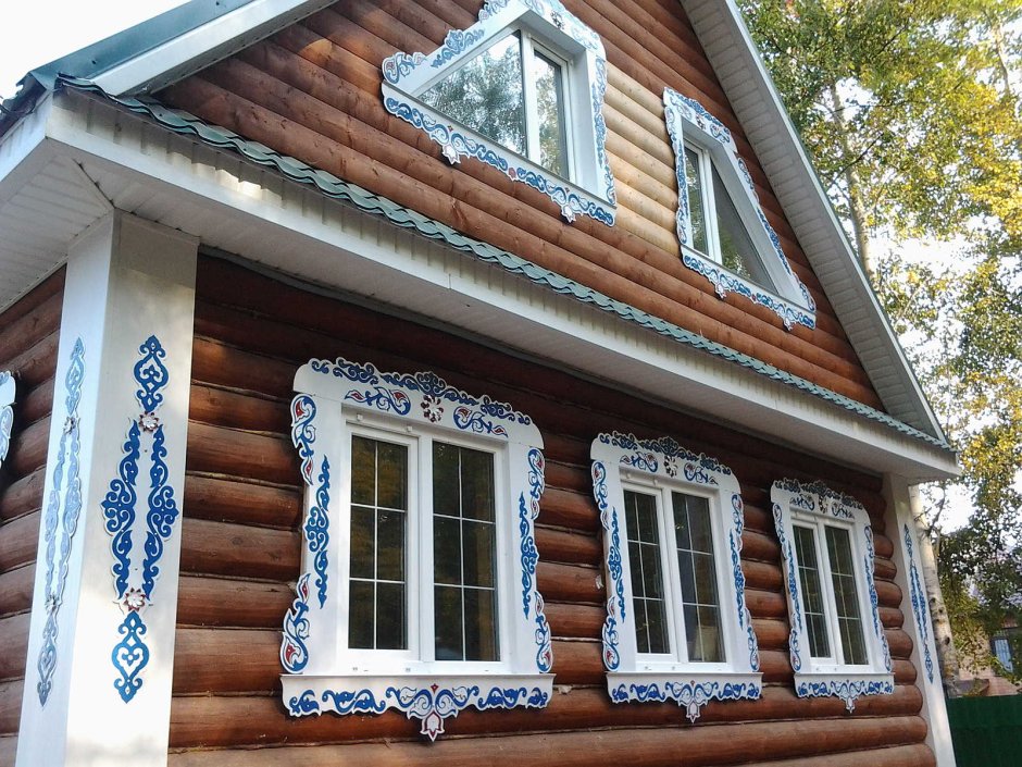 Расписные наличники на окна