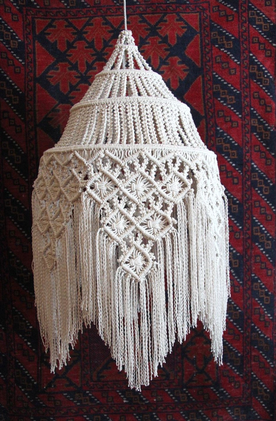 Абажур макраме