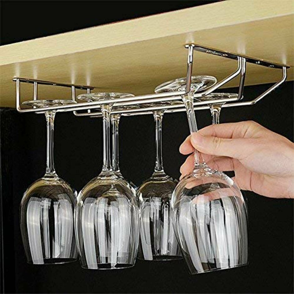 Stainless Steel Wine Glass Rack