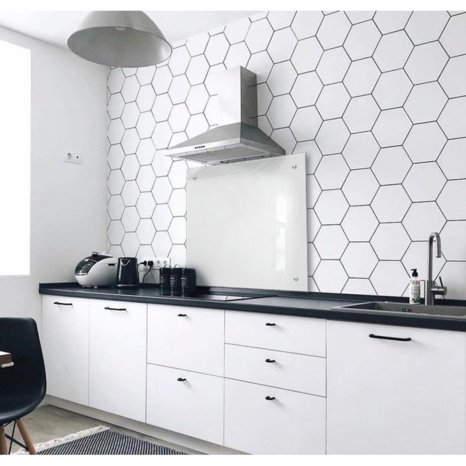 Hexagon White фартук