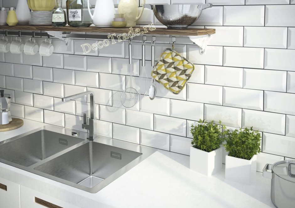 Плитка Biselado Blanco 10x20