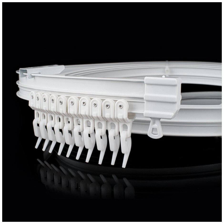 Карниз гибкий Legrand 58063142 однорядный белый 360 см