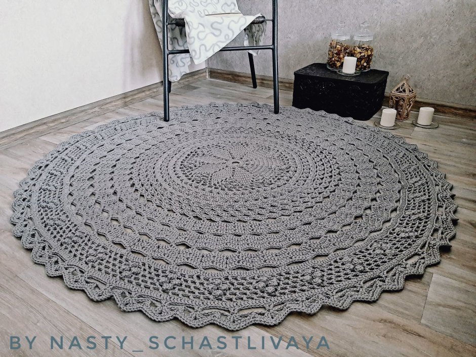 Ковры из полиэфирного шнура крючком
