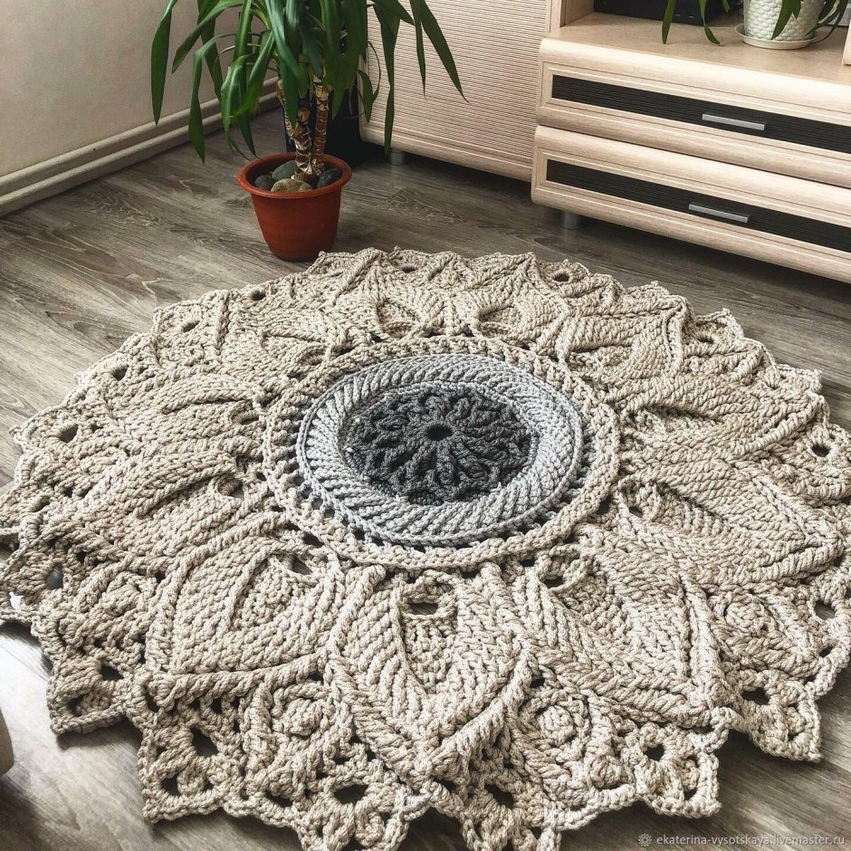 Коврик из полиэфирного шнура