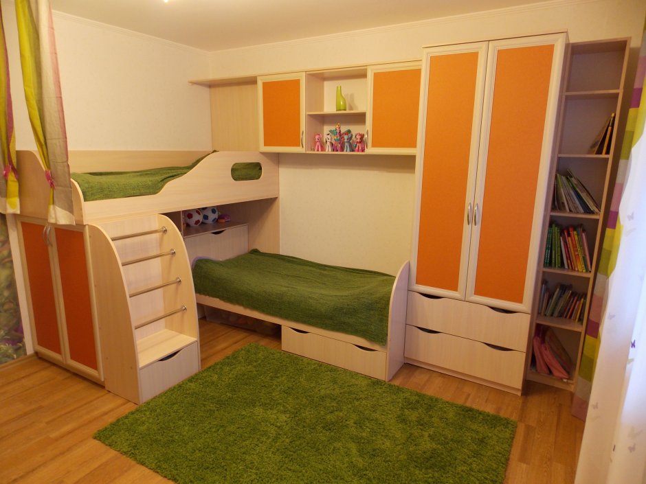 Детские комнаты мебель для двоих