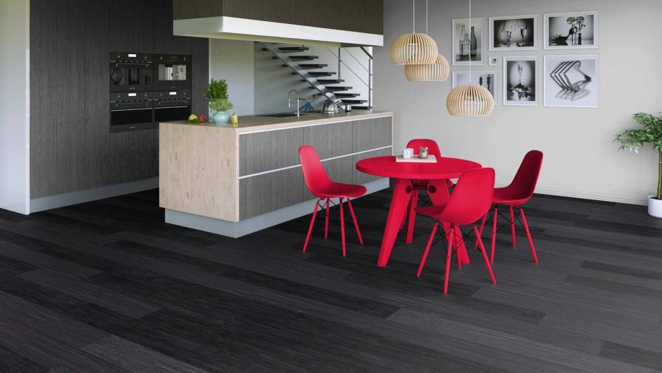 Ламинат Tarkett черный крап