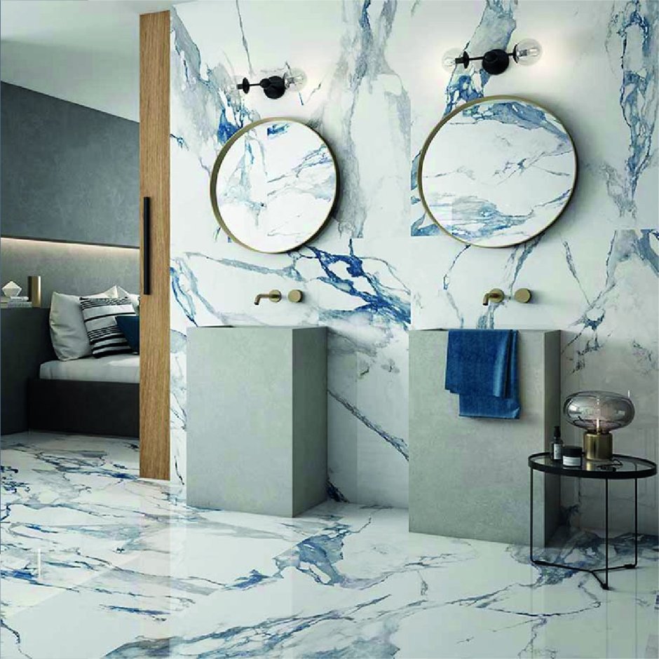Florian Blue 60x120 плитка керамогранит ванная