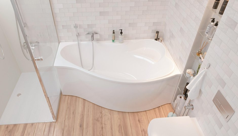 Акриловая ванна marka one Gracia 150х90 l