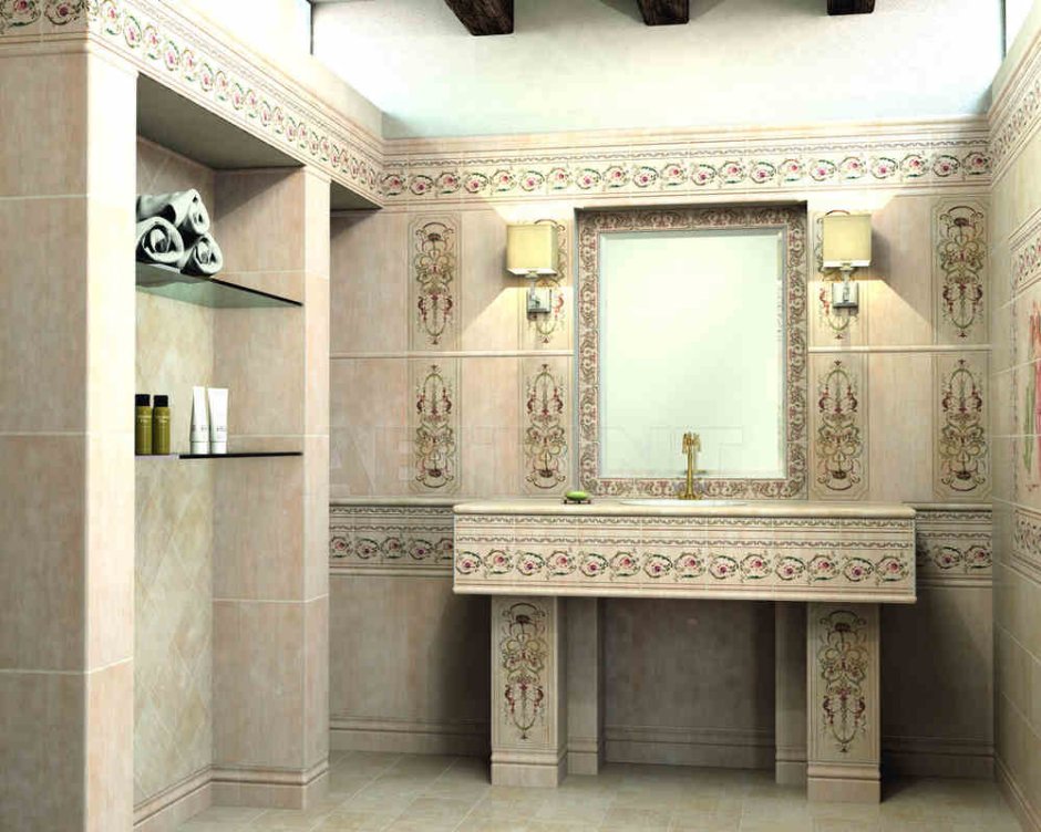 Ceramica alta декор ang fascia affreschi 20x20