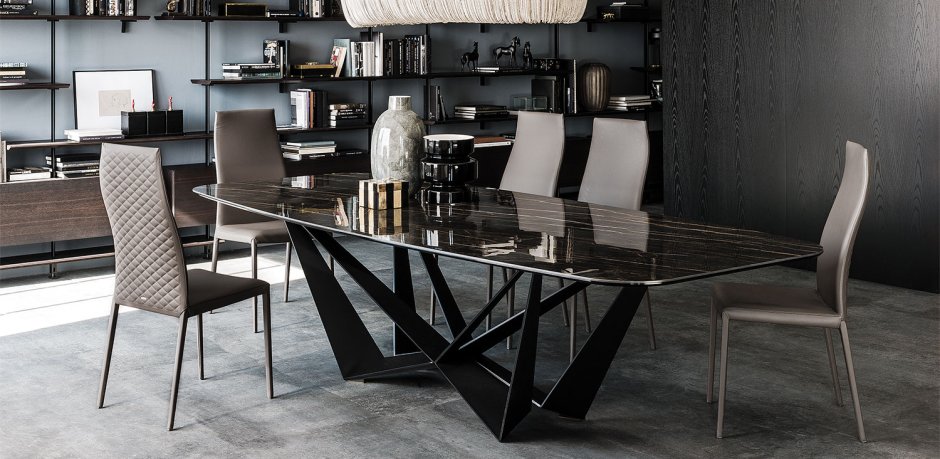 Обеденный стол Skorpio Keramik Cattelan Italia