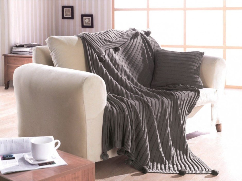 Плед вязаный Issimo Home
