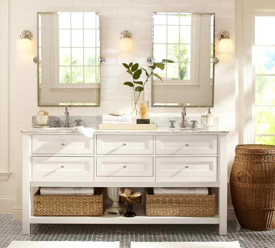 Pottery Barn Classic Double Sink Console