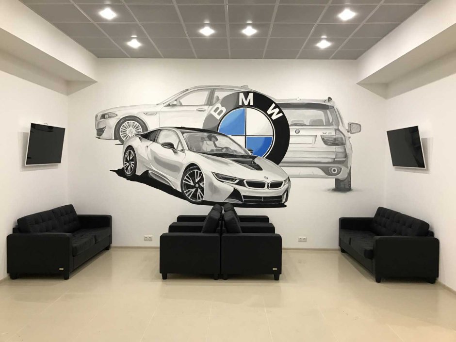 Комната в стиле BMW