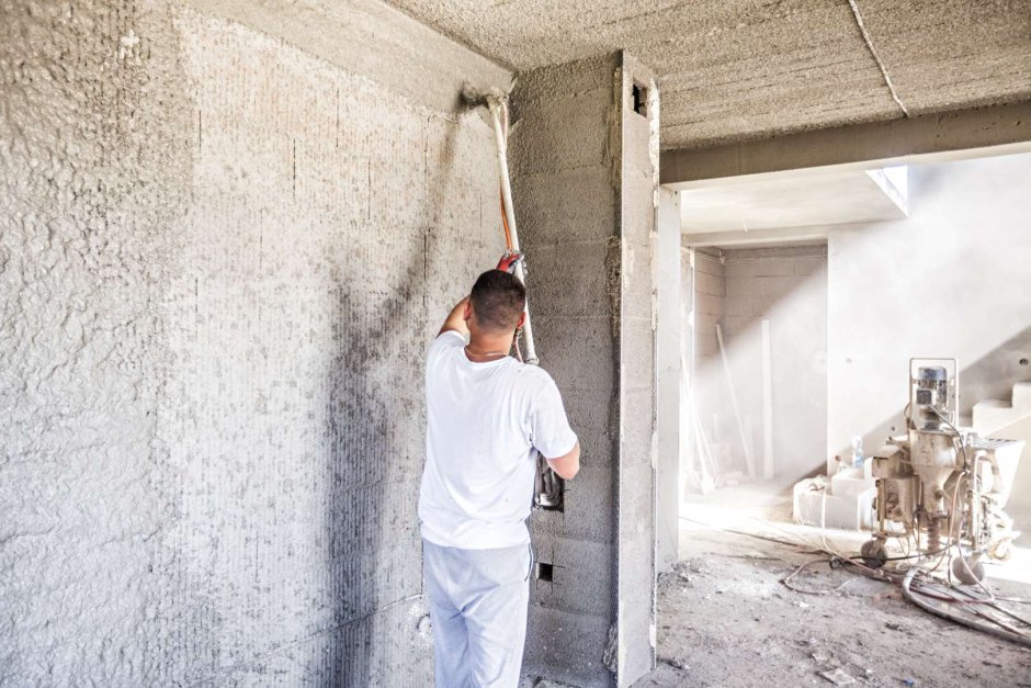 Механизированная штукатурка mixplaster