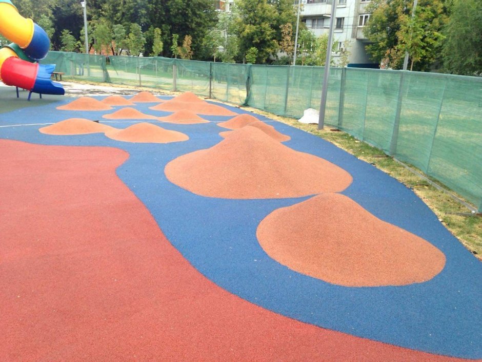 Резиновая плитка Крамб