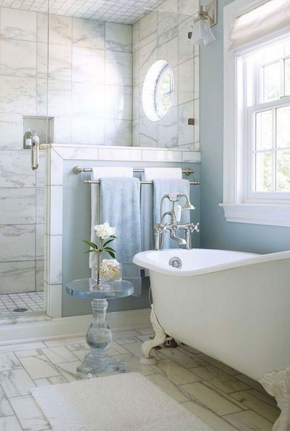 Стиль Shabby Chic ванная