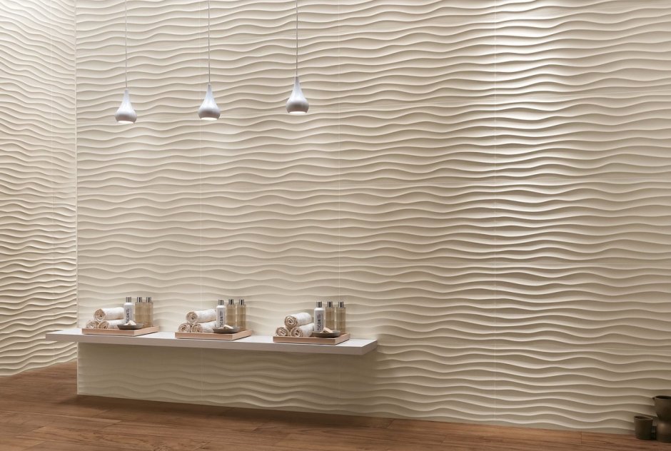 Плитка Atlas Concorde 3d Wall Design Dune White Matt