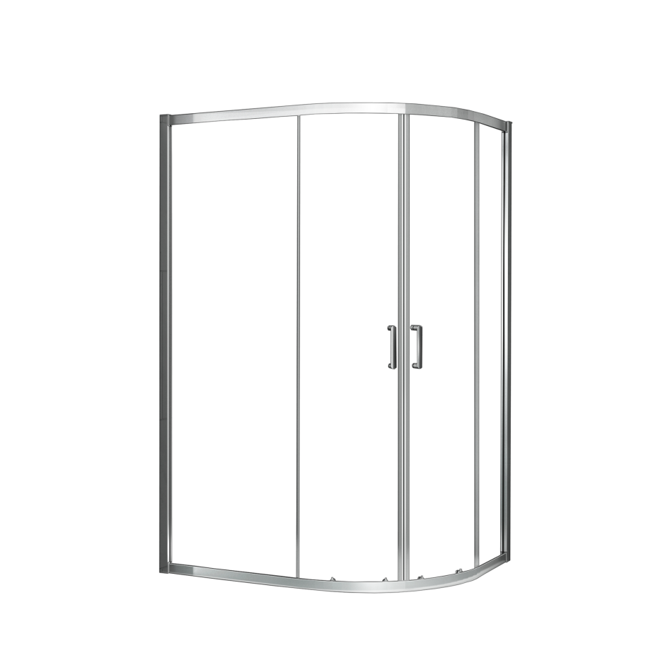 Душевая ширма Квадро Black 80х120 см