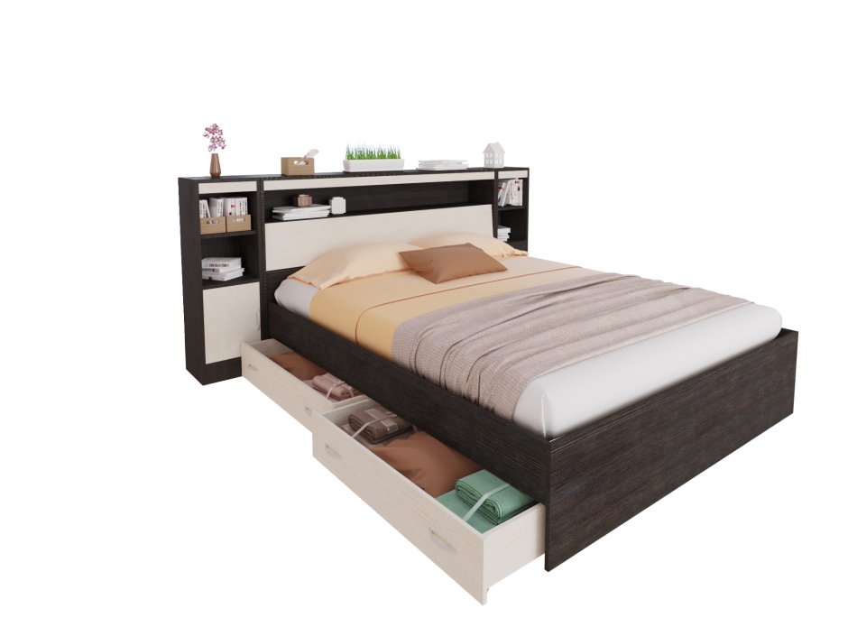 Двуспальная кровать Бася кр-552 160x200