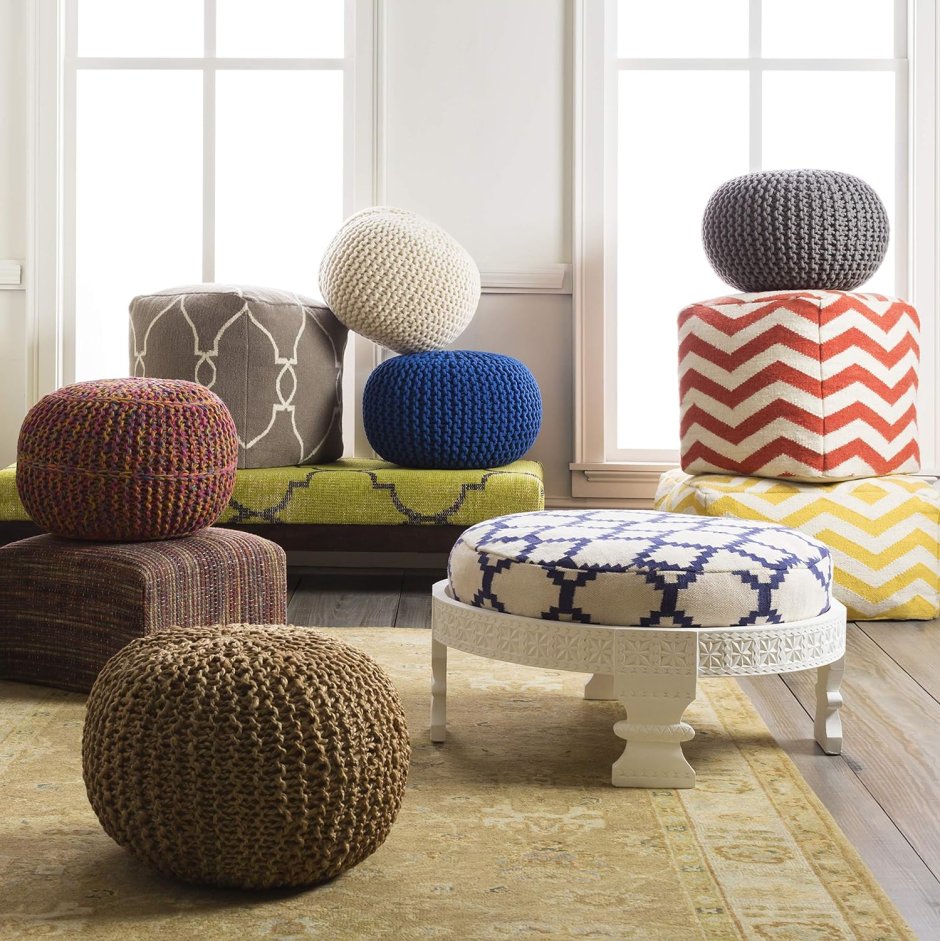 Luxury Pouf for Bedroom