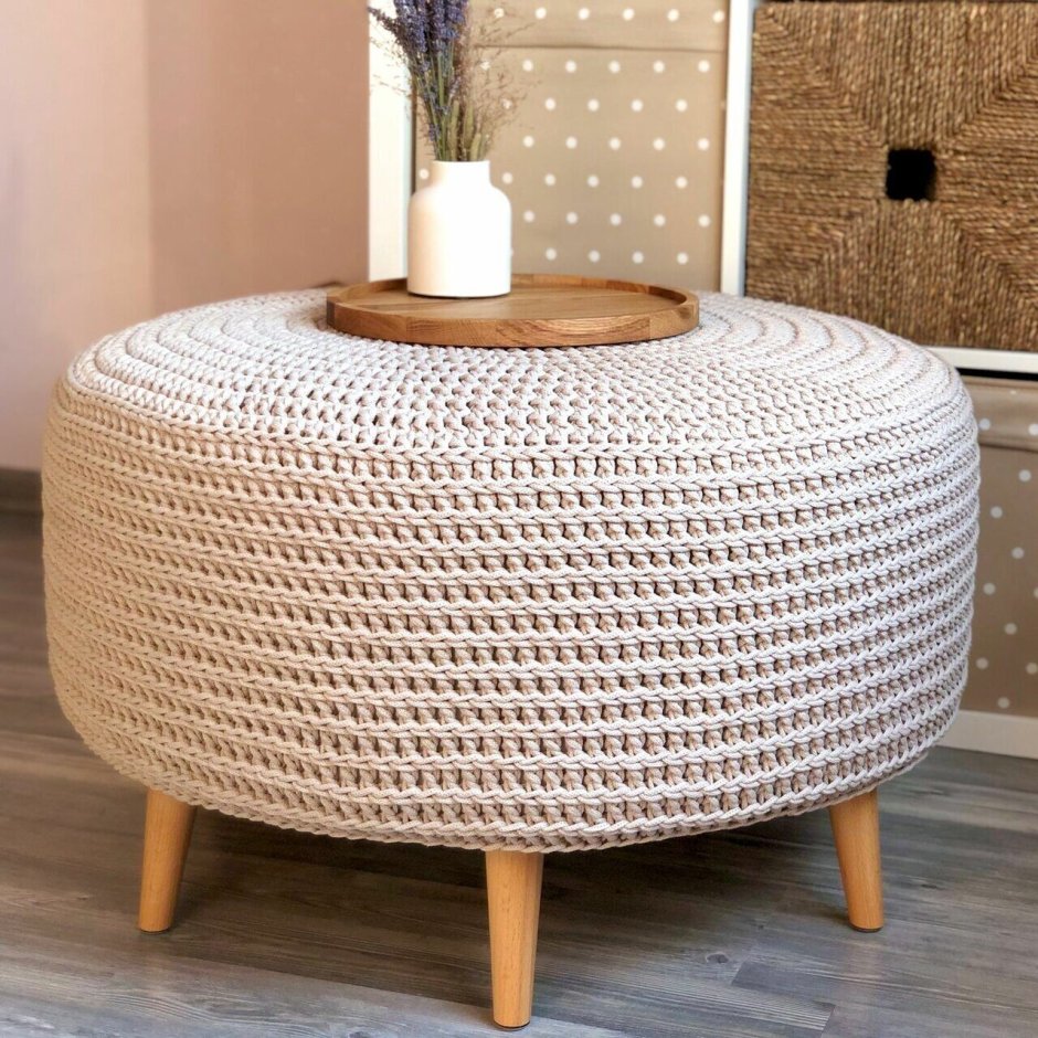 Вязаный пуф Superpuff пуф bd-1436386