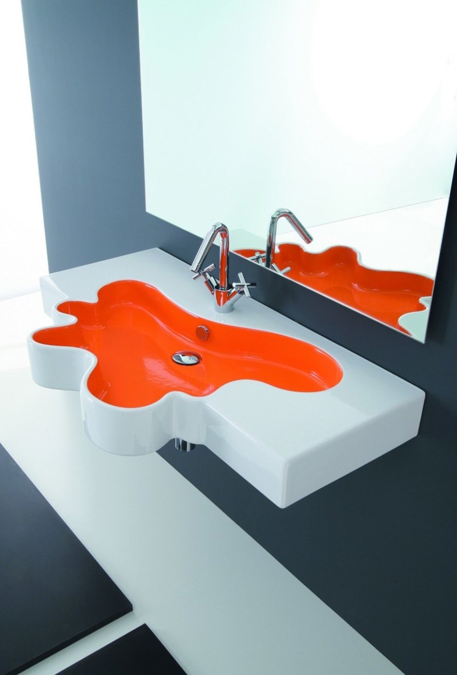 Раковина-столешница 100 см disegno Ceramica Splash 973