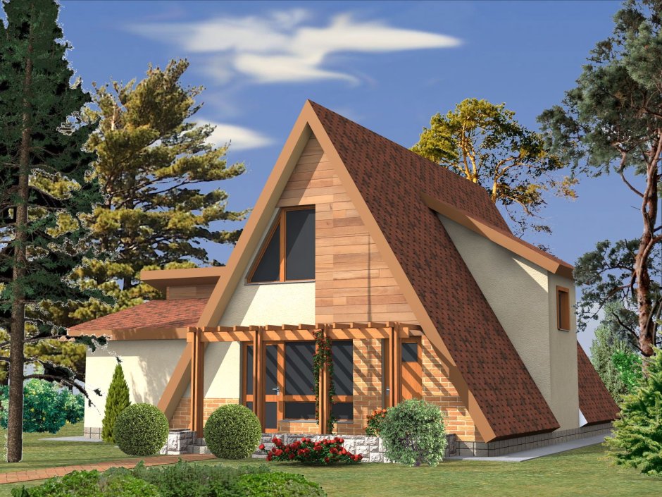 Дом бунгало шалаш