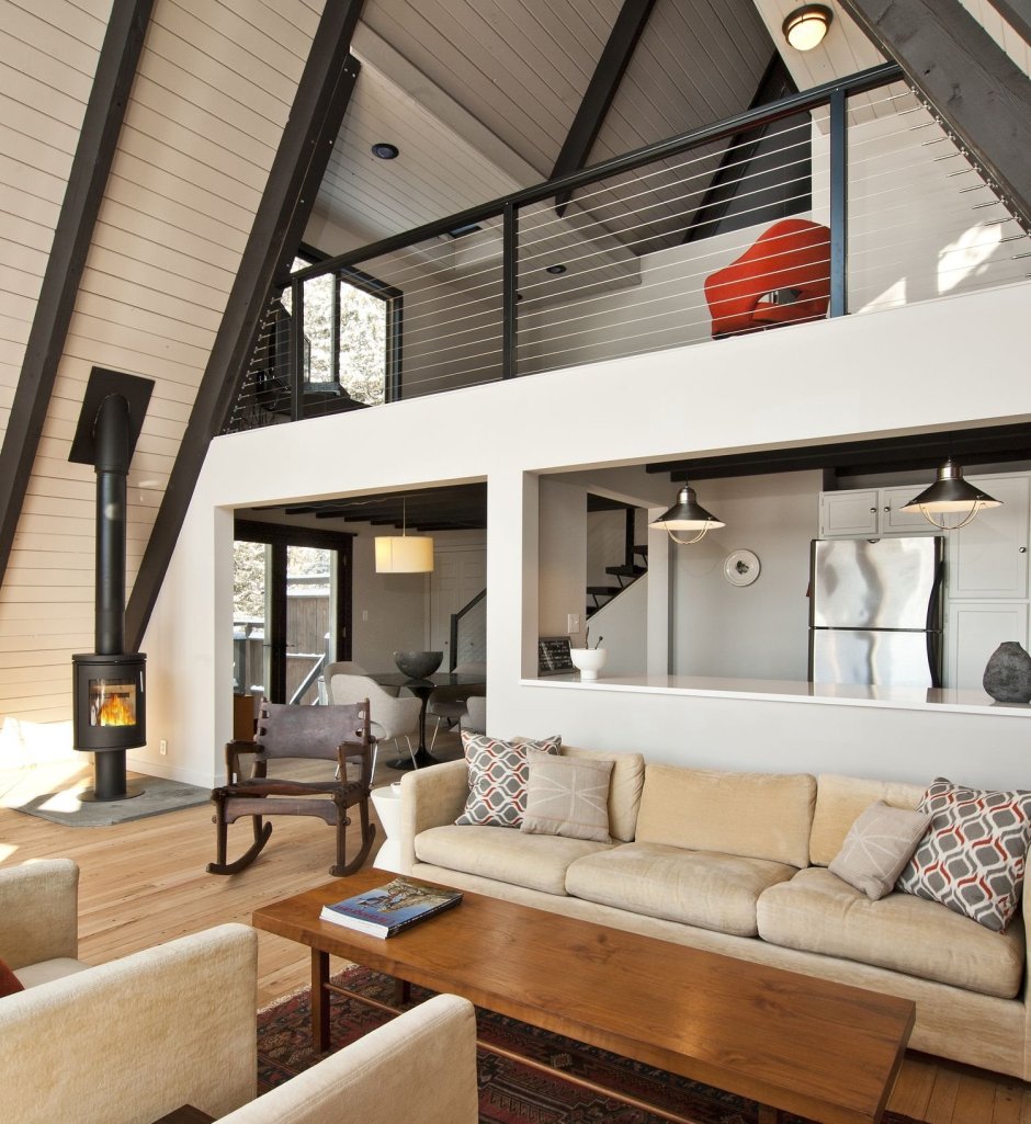 Интерьер в каркасном доме