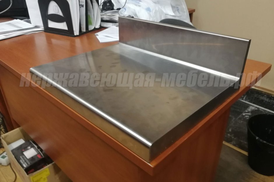 Столешница из листа нержавейки
