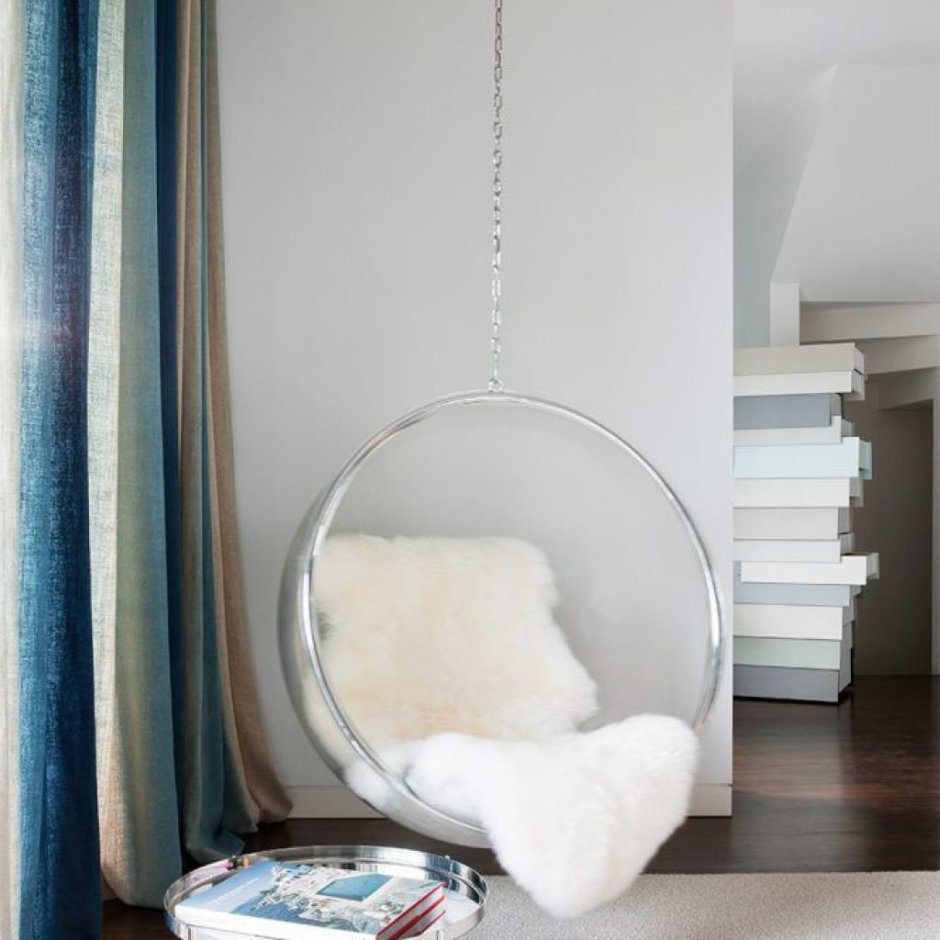 Hanging Bubble Chair в интерьере