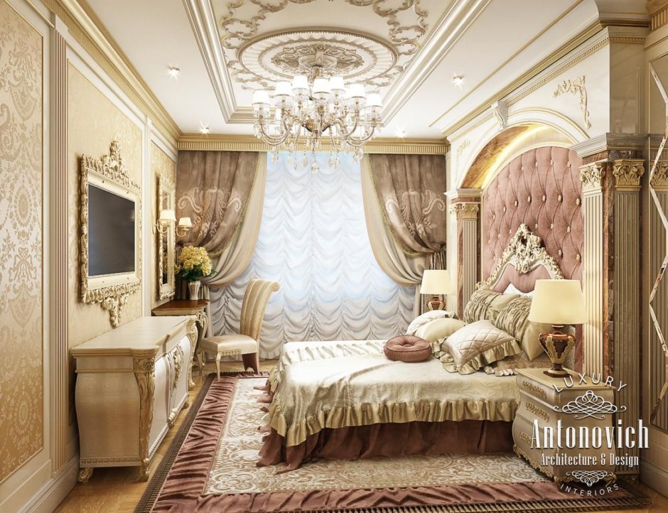 Королевская спальня Luxury Antonovich Design