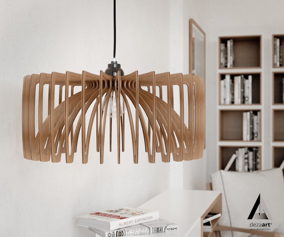 Wood Chandelier