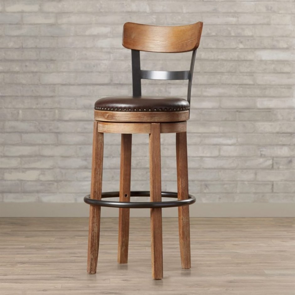 Барный стул Alonzo Bar Stool Gray