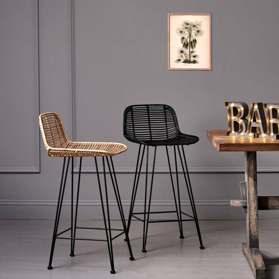 Rattan Bar Stool dr78